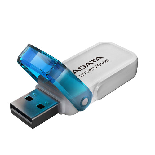 Memoria usb ADATA UV240, 64GB, USB tipo A, 2.0, Color Rojo
