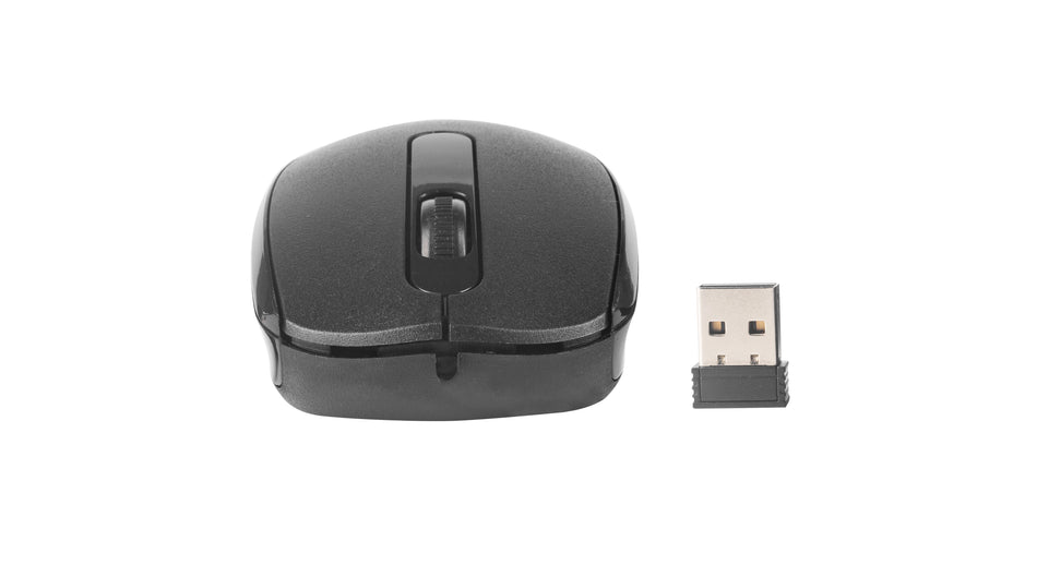 Mouse Optico Inalambrico Acteck ENTRY Mi240, 2 Botones, 1200 DPI, USB, Negro