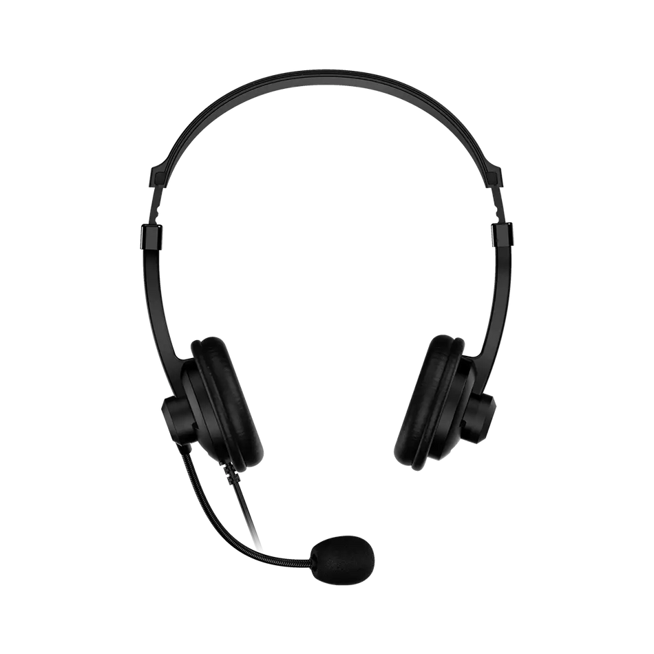 Diadema con Microfono Genius HS-230U, USB, Microfono Ajustable, Negro
