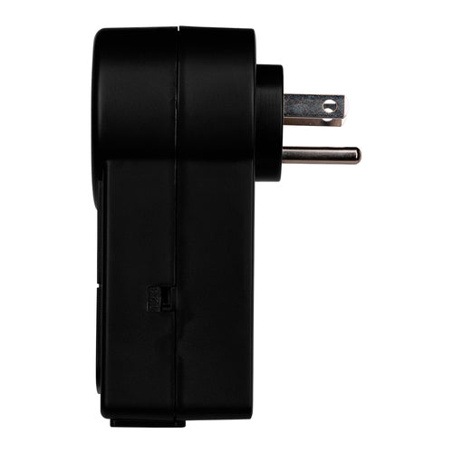 Protector De Voltaje y Supresor de Picos Vorago AVR-300, RJ45/RJ11, Portatil, Negro