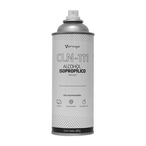 ALCOHOL ISOPROPILICO AEROSOL VORAGO CLN-111, 280G PARA COMPONENTES ELECTRONICOS