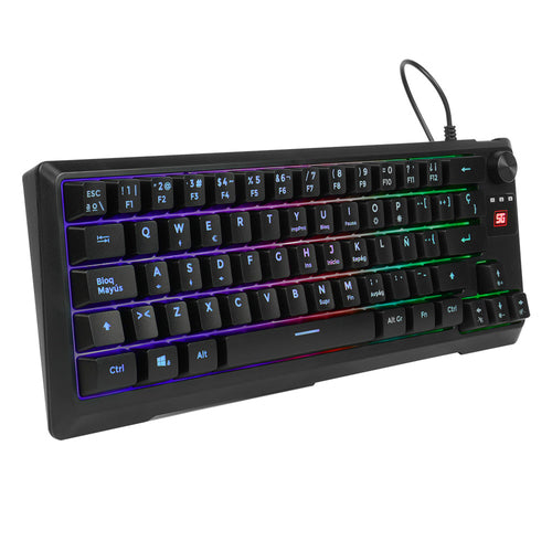 Teclado Gamer Vorago KB-506 RGB, Alambrico, Anti-Ghosting, USB, Negro