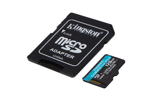 Memoria Micro-SD Kingston Technology Canvas Go Plus 128GB, 200 MB/s, Clase 10