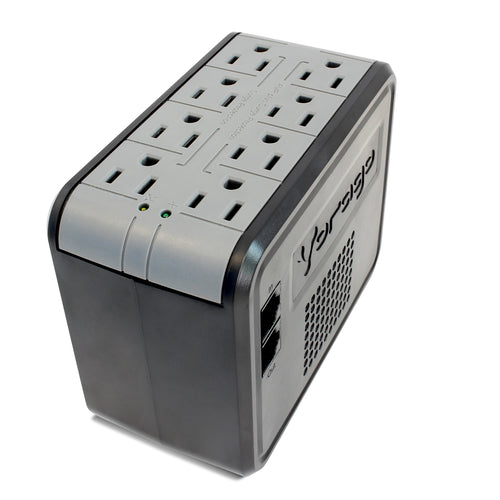 Regulador Vorago AVR-100 1,000VA, Entrada 94-150V, 8 Contactos, Negro