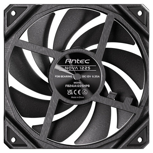 Ventilador Antec Nova 120, 12 cm, PWM, Negro