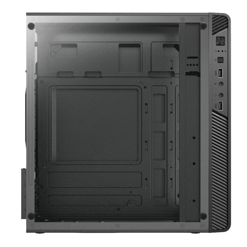 Gabinete Acteck Performance II, Micro Torre, Micro ATX, ITX, Ventana de acrilico, fuente 500w, Negro