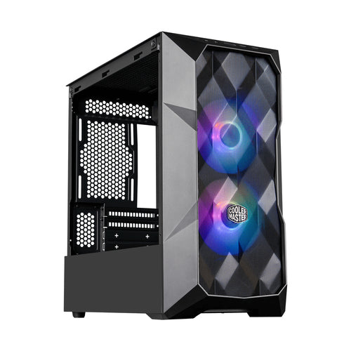 Gabinete Cooler Master TD300 Mesh Mini Tower con Ventana, 2x Vent. ARGB, Negro