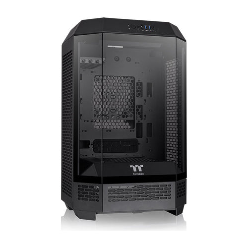 Gabinete Thermaltake The Tower 300 Micro Tower, Ventana Frontal, 2x Ventiladores, Negro