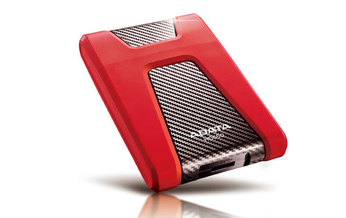 DISCO DURO EXTERNO ADATA HD650 1TB 2.5 PULGADAS, USB 3.0, ROJO/NEGRO