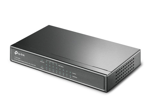 SWITCH Gigabit TP-LINK, 8 puertos 10/100/1000 Mbps, 4xPoE 64w