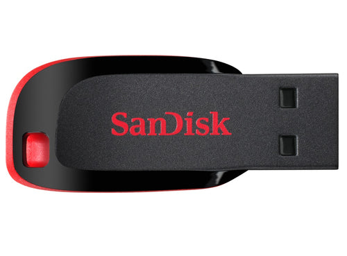 MEMORIA USB SANDISK CRUZER BLADE Z50 16GB NEGRO/ROJO
