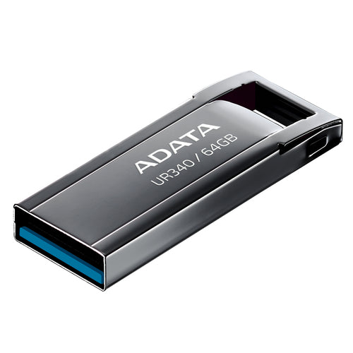 Memoria usb ADATA Royal UR340, 64GB, USB tipo A, 3.2 Gen 2, Color Negro