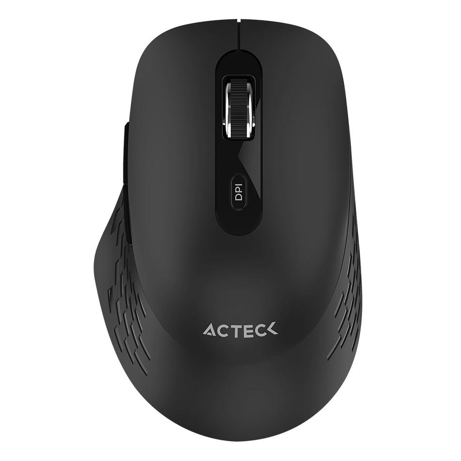 Mouse Inalambrico Acteck Optimize Flow MI480, 1600DPI, 2.4 GHz, 6 Botones, Negro