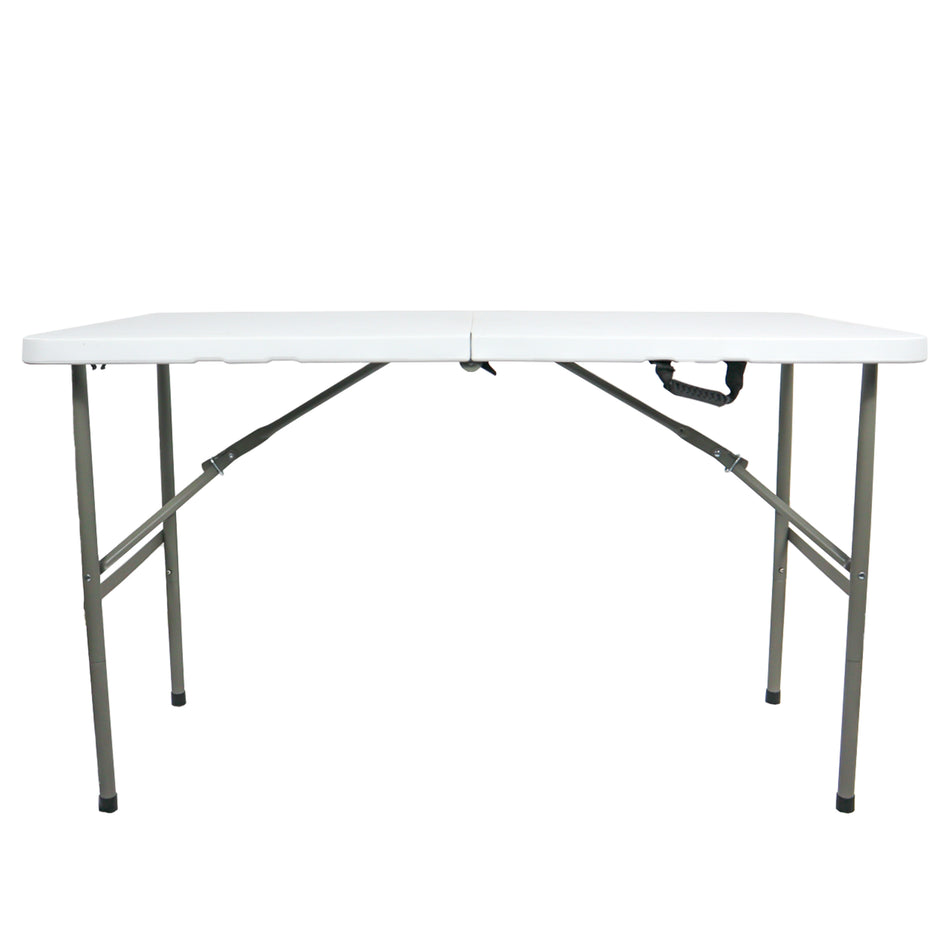 Mesa MODAMOB plegable tipo portafolio 1.22 metros, altura 74cm, ancho 61cm, Color Blanco