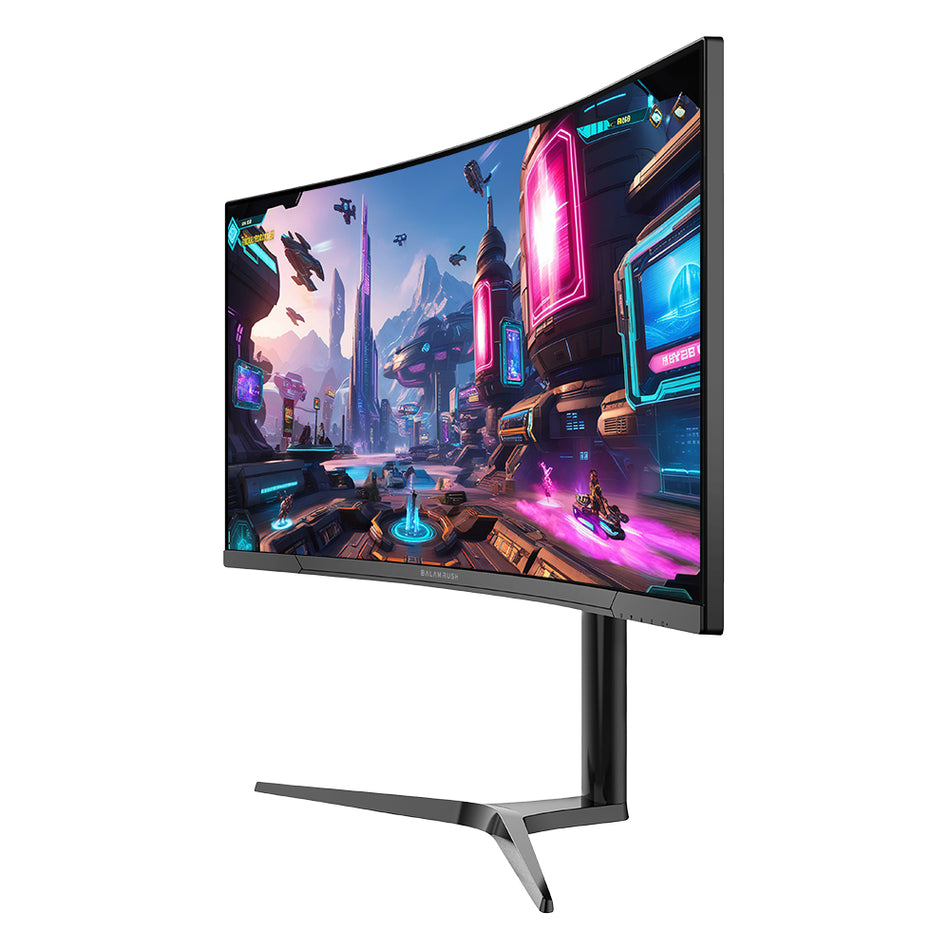Monitor Gamer Curvo Balam Rush 34", Ultra Wide QHD, 165Hz, 1ms, HDMI, DP, G-Sync, FreeSync, Negro