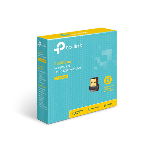 Adaptador inalambrico TP-LINK TL-WN725N 150Mbps, USB, negro