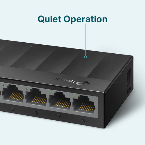 Switch TP-LINK 8 puertos, Gigabit Ethernet 10/100/1000 Mbps, No administrable