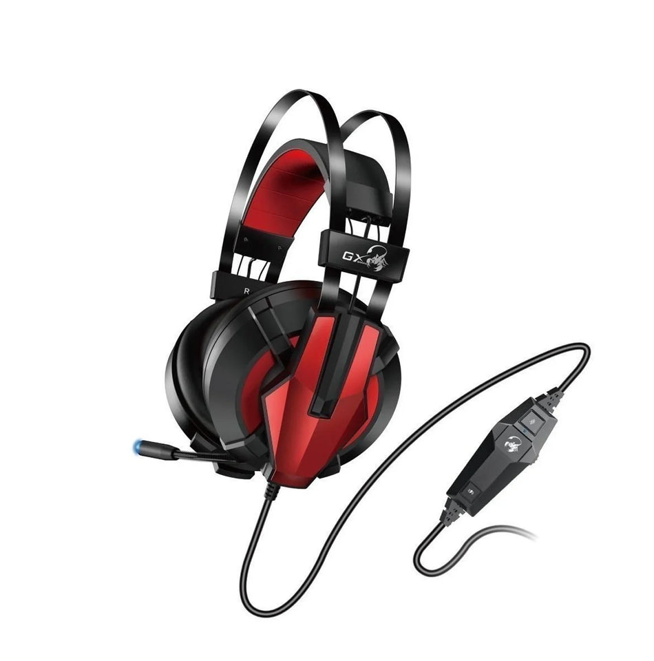 Diadema Gamer Genius HS-G710V, Alambrica, USB, Microfono Omnidireccional, Negro