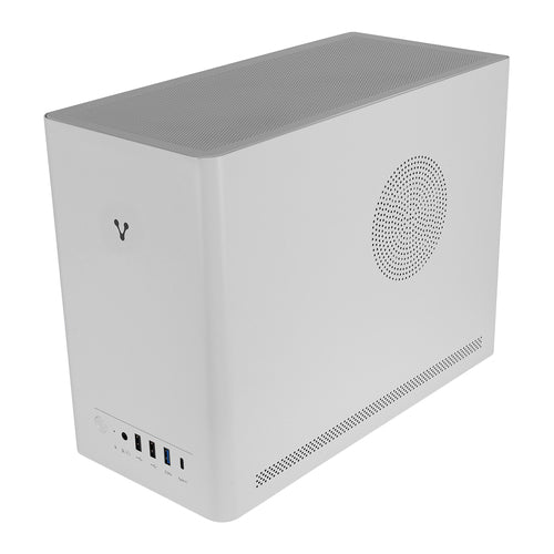 Gabinete Vorago GAB-210-WH, Minitorre, Soporta Matx, Incluye fuente de poder 500W, Blanco