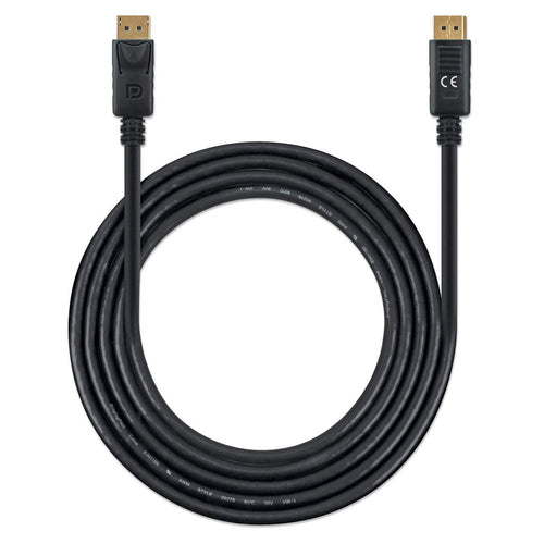 Cable Manhattan DisplayPort 1.4, 2 metros, Negro