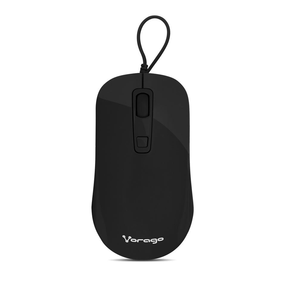 Mouse Optico Vorago MO-102 1600 Dpi, Alambrico, USB, Negro