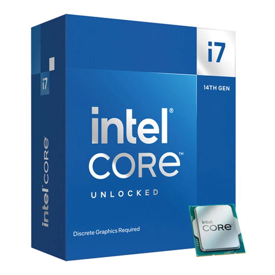 Procesador Intel Core i7-14700KF, Socket 1700, 3.40GHz, 20 nucleos