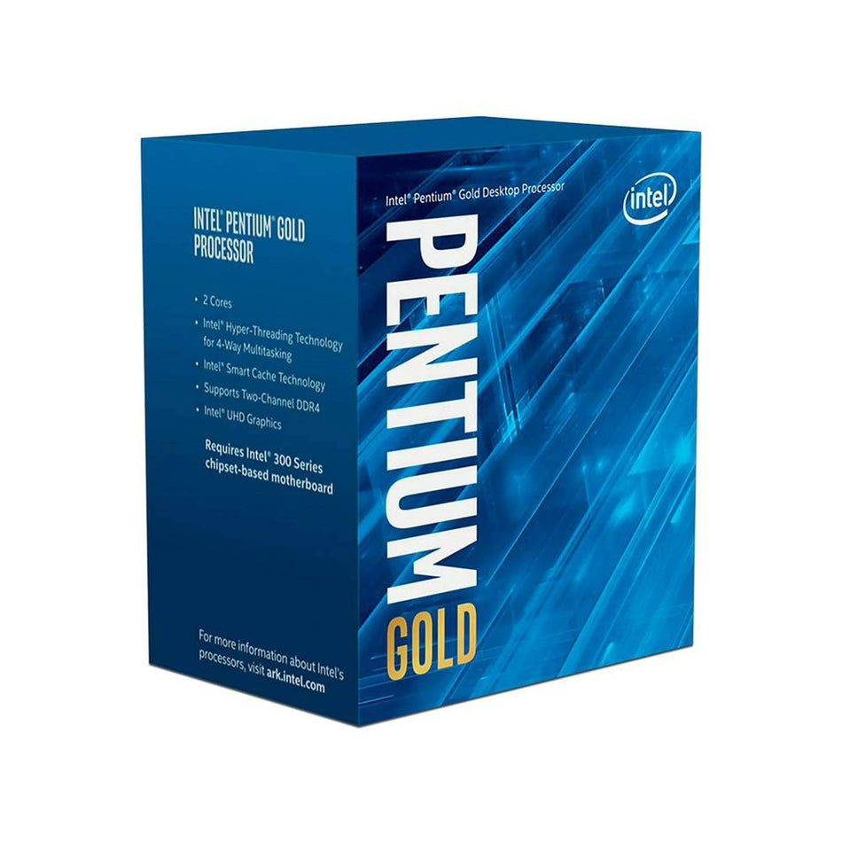 Procesador Intel Pentium Gold G6405, LGA 1200, Cache 4MB, 4.1GHz, Con disipador