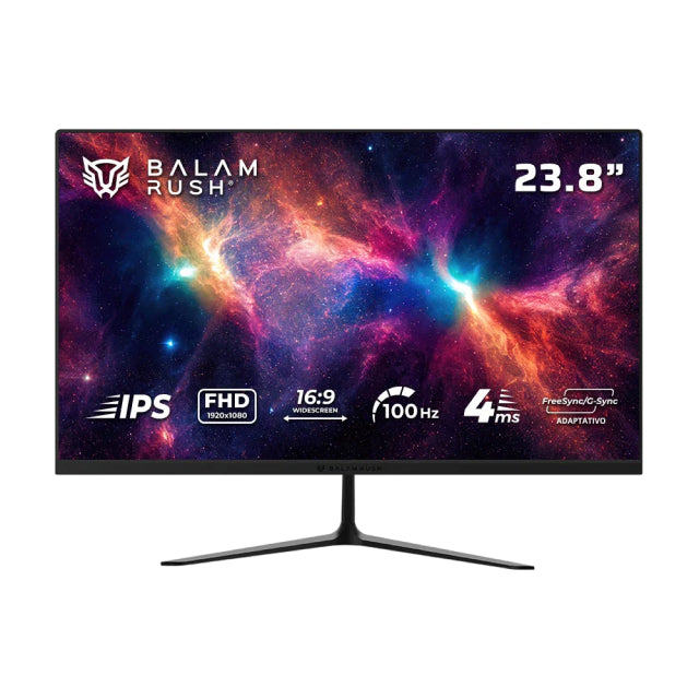 Monitor Gamer Balam Rush MNG24Y LED 23.8", 1920x1080 Full HD, G-Sync/FreeSync, 100Hz, HDMI/DP, Negro