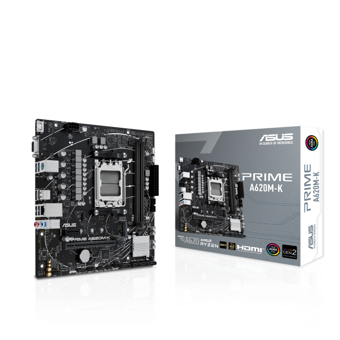Tarjeta Madre ASUS PRIME A620M-K, socket AM5