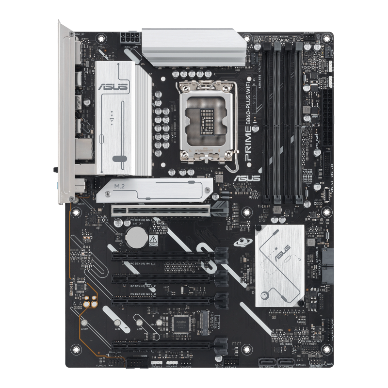 Tarjeta Madre ASUS PRIME B860-PLUS WIFI, Socket LGA1851, 4xDDR5, 8666+MHz (OC), 1x HDMI, 1x DisplayPort