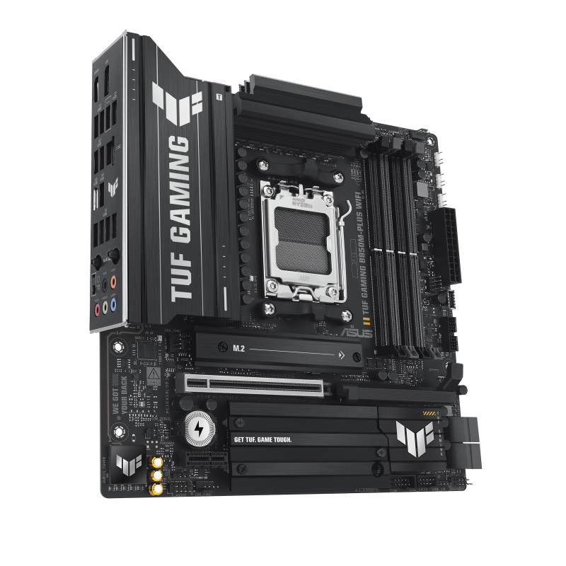 Tarjeta Madre ASUS TUF GAMING B850M-PLUS WIFI Socket AM5, 4 DDR5-SDRAM, Wifi 6E