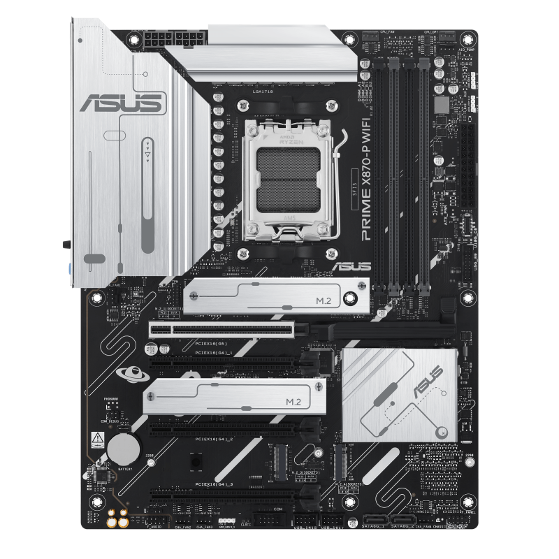 Tarjeta Madre ASUS Prime X870-P WIFI Socket AM5, 4 DDR5-SDRAM, Wifi, HDMI